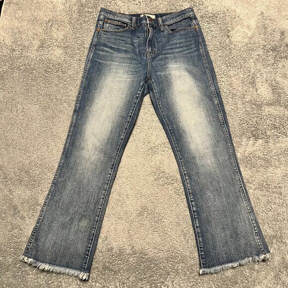 Madewell Jeans Womens 31” 10” Demi Boot High Rise Blue Denim Pants - Picture 1 of 11
